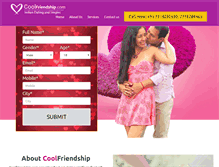 Tablet Screenshot of coolfriendship.com